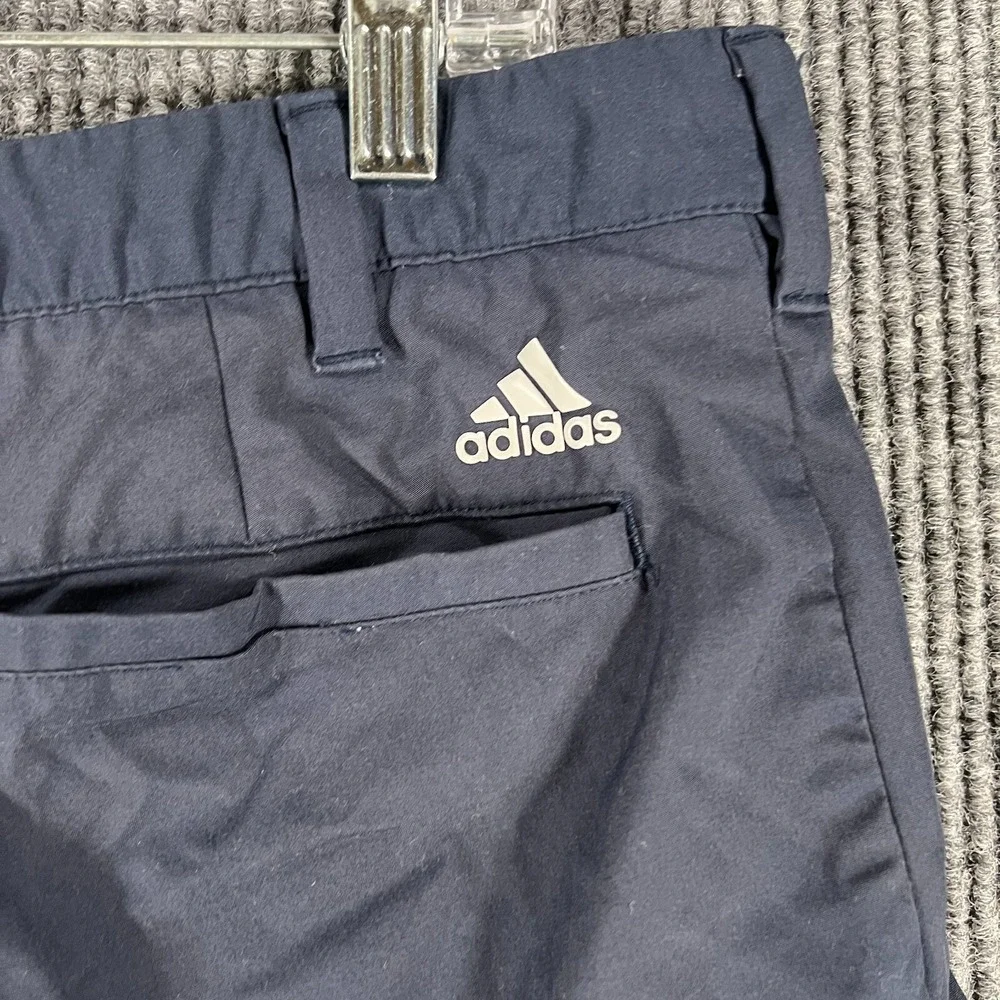 Adidas Mens Shorts Size 32 Blue‎ Chino Golf Lightweight Outdoor Casual Comfort